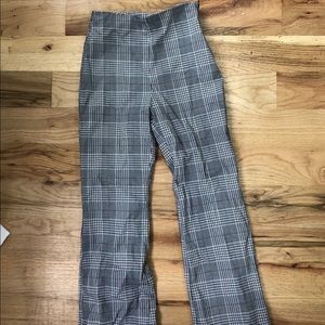 H & M plaid pants